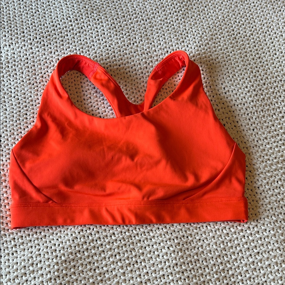 Athleta Vibrant Orange Sports Bra